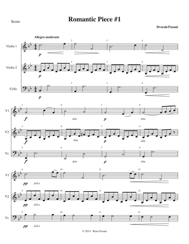 Romantic Piece #1 Op. 75 (arr. Reno Fusani)