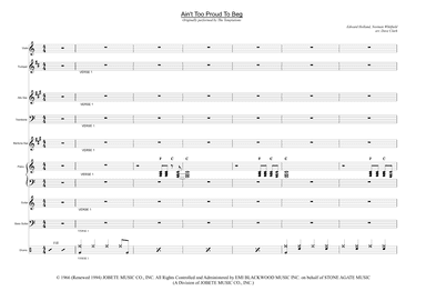 Ain't Too Proud To Beg (arr. David E. Clark)