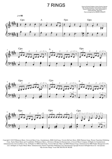 7 Rings (arr. Music-holley)