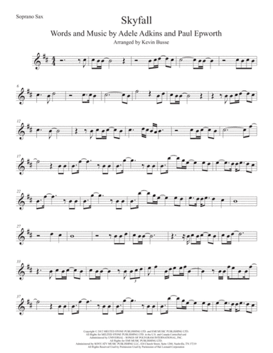 Skyfall (arr. Kevin Busse)