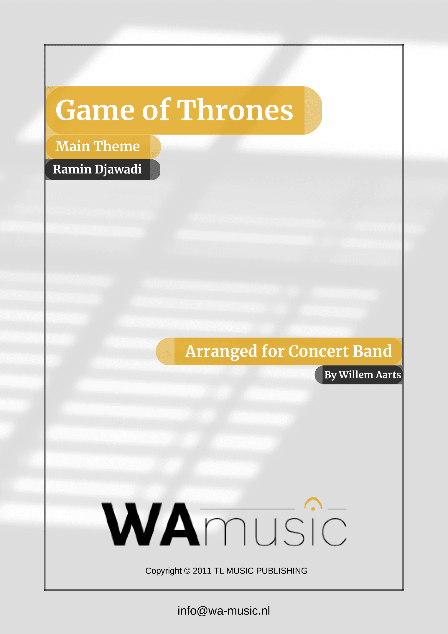 Game Of Thrones (arr. Willem Aarts)