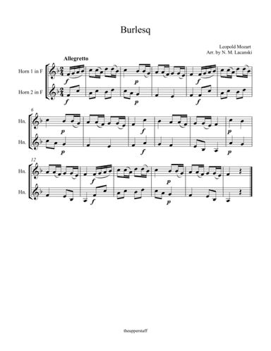 Burlesq (arr. Nick Lacanski)