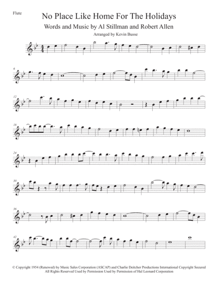 (There's No Place Like) Home For The Holidays (arr. Kevin Busse)