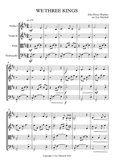 We Three Kings (arr. Lee Mitchell)