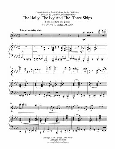 The Holly, The Ivy And The Three Ships! (arr. Evelyn Larter Music)