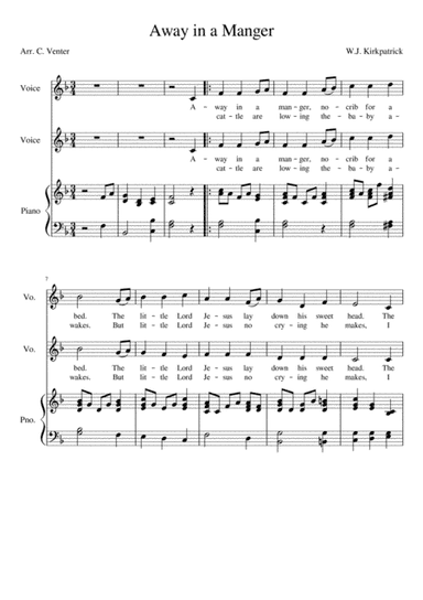 Away in a Manger (arr. Caroline Venter)