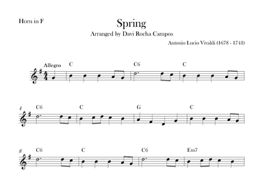 Spring (arr. Davi Rocha Campos)