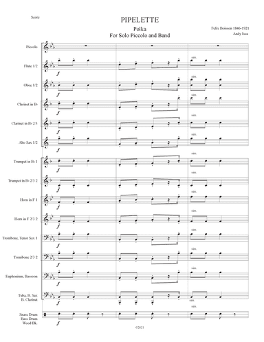 Pipelette (arr. Andy Isca)