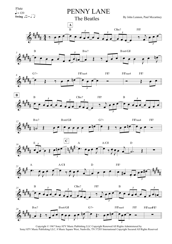 Penny Lane (arr. Leo Silva)