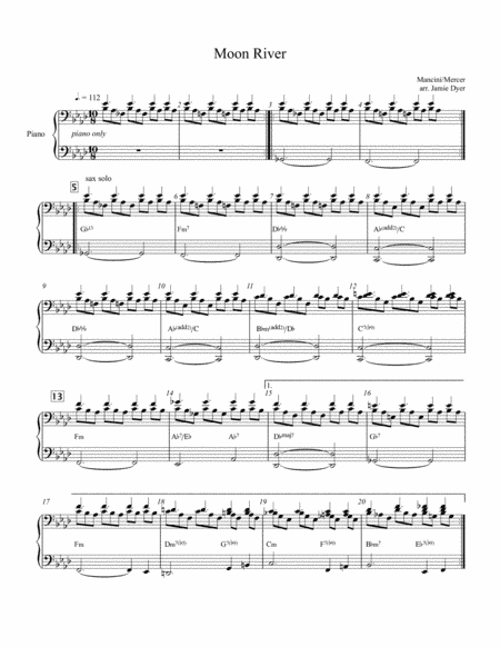 Moon River (arr. Jamie Dyer)