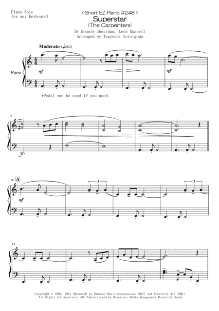 Superstar (arr. Tsuyoshi Yoroiguma)