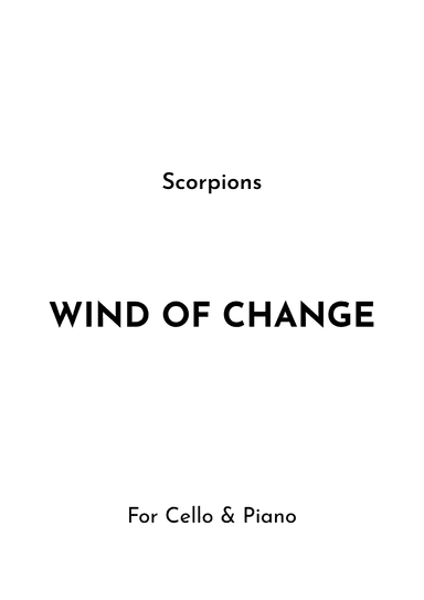 Wind Of Change (arr. Jireh J.)