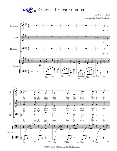 O Jesus, I Have Promised (arr. Sandy McIntire)