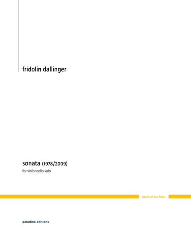 Sonata (1978/2009) for Violoncello Solo
