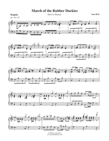 March of the Rubber Duckies (Dave's Theme)