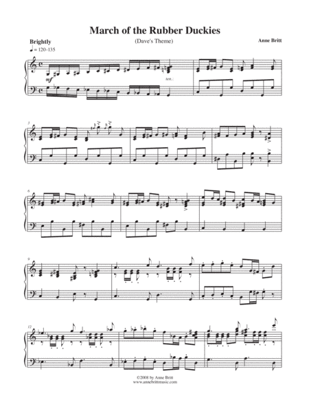 March of the Rubber Duckies (Dave's Theme)