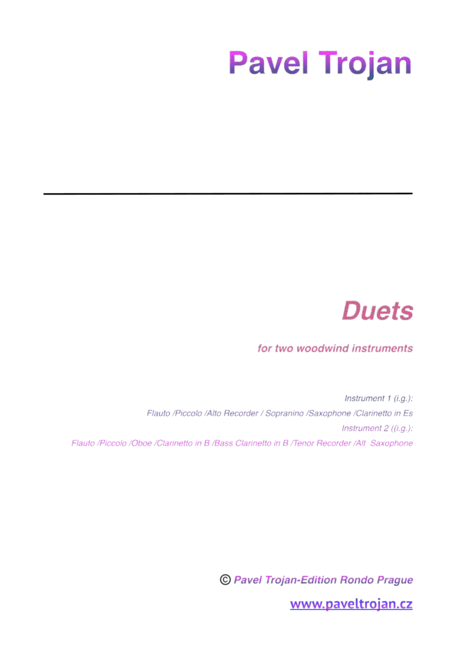 Duets for Woodwind Instruments
