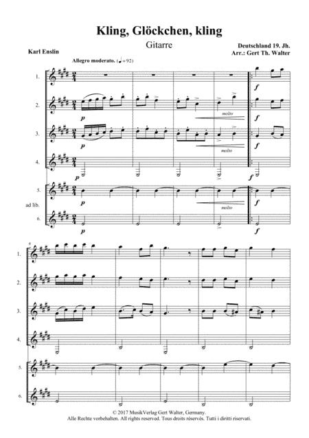 Ring, Little Bell, Ring (arr. Gert Th. Walter)