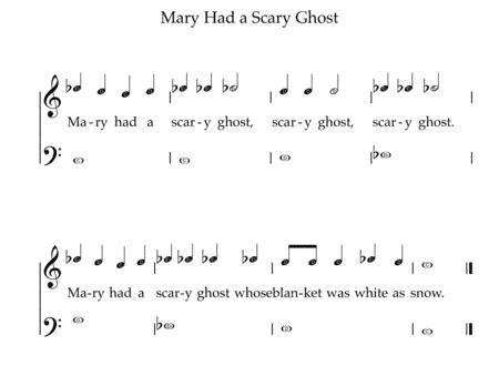 Mary Had a Scary Ghost (arr. Jessica Turner)