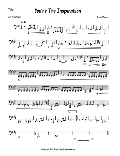 You're The Inspiration (arr. Joseph Pugh)