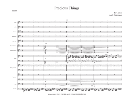 Precious Things (arr. Andy sperandeo)