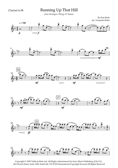 Running Up That Hill (arr. Fernando Britto)