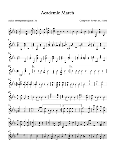 Academic March (arr. John Trie)