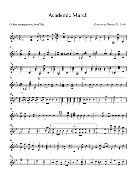 Academic March (arr. John Trie)