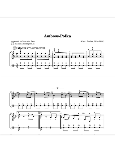 Amboss Polka (Anvil Polka for accordion; Albert Parlow) (arr. Manuela Rosa)