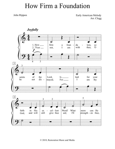 How Firm a Foundation (arr. Colleen D. Clegg)