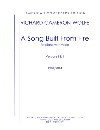 [Cameron-Wolfe] A Song Built From Fire