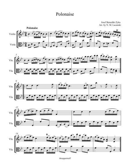Polonaise (arr. Nick Lacanski)