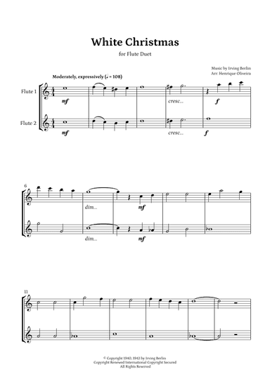 White Christmas (arr. Henrique Oliveira)