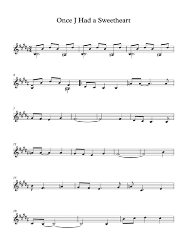 Once J Had a Sweetheart (arr. Milan Mitic)