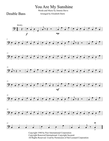 You Are My Sunshine (arr. Elizabeth Darin)