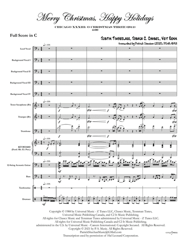 Merry Christmas, Happy Holidays (arr. Patrick Sheehan)