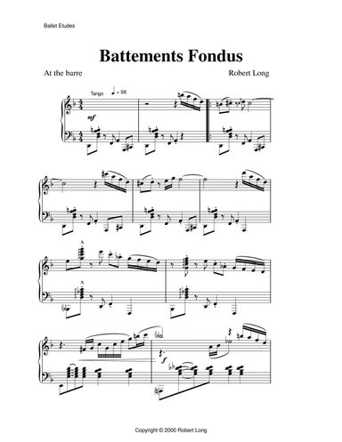 Fondus sheet music