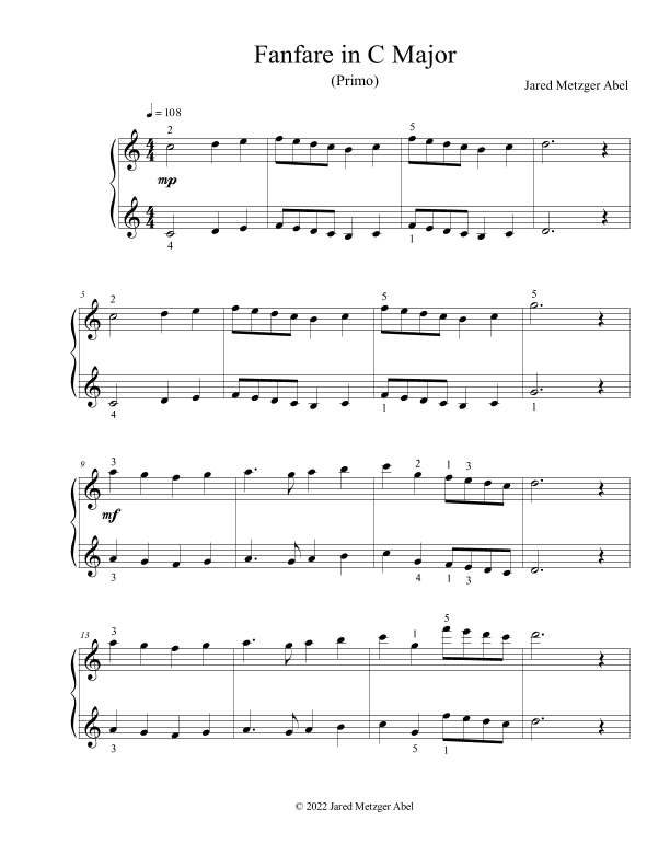 Fanfare in C Major