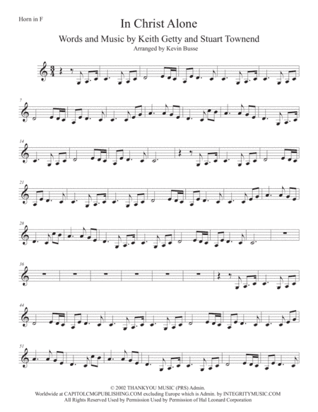 In Christ Alone (arr. Kevin Busse)