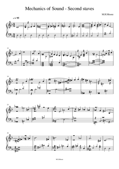 mechanics of sound-second staves