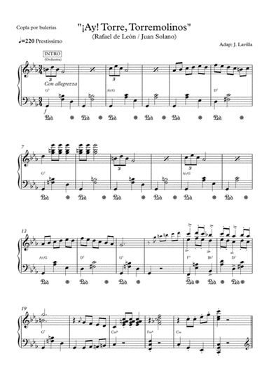 ¡AY! TORRE, TORREMOLINOS (arr. Jesús Lavilla)