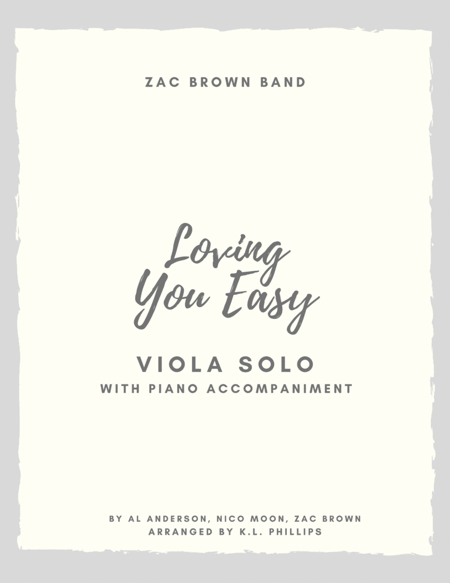 You Make Loving You Easy (arr. K.L. Phillips)
