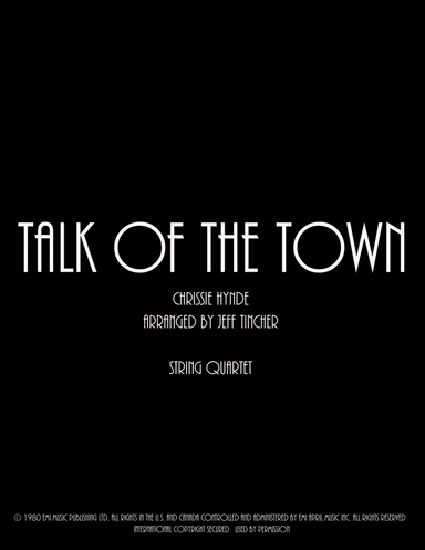 Talk Of The Town (arr. Jeff Tincher)