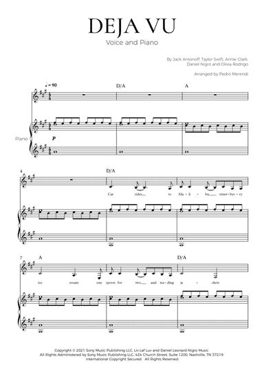 Deja Vu (arr. Pedro Merendi)