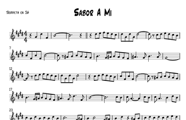 SABOR A MI