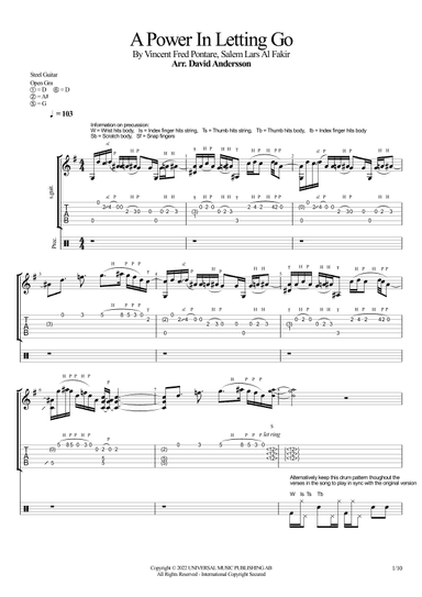 A Power In Letting Go (arr. David Andersson)