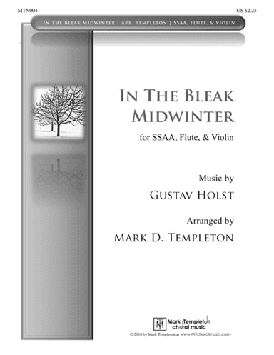 In The Bleak Midwinter (arr. Mark Templeton (born 1974))