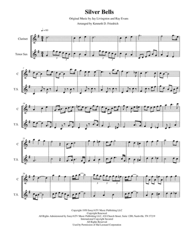 Silver Bells (arr. Kenneth D. Friedrich)