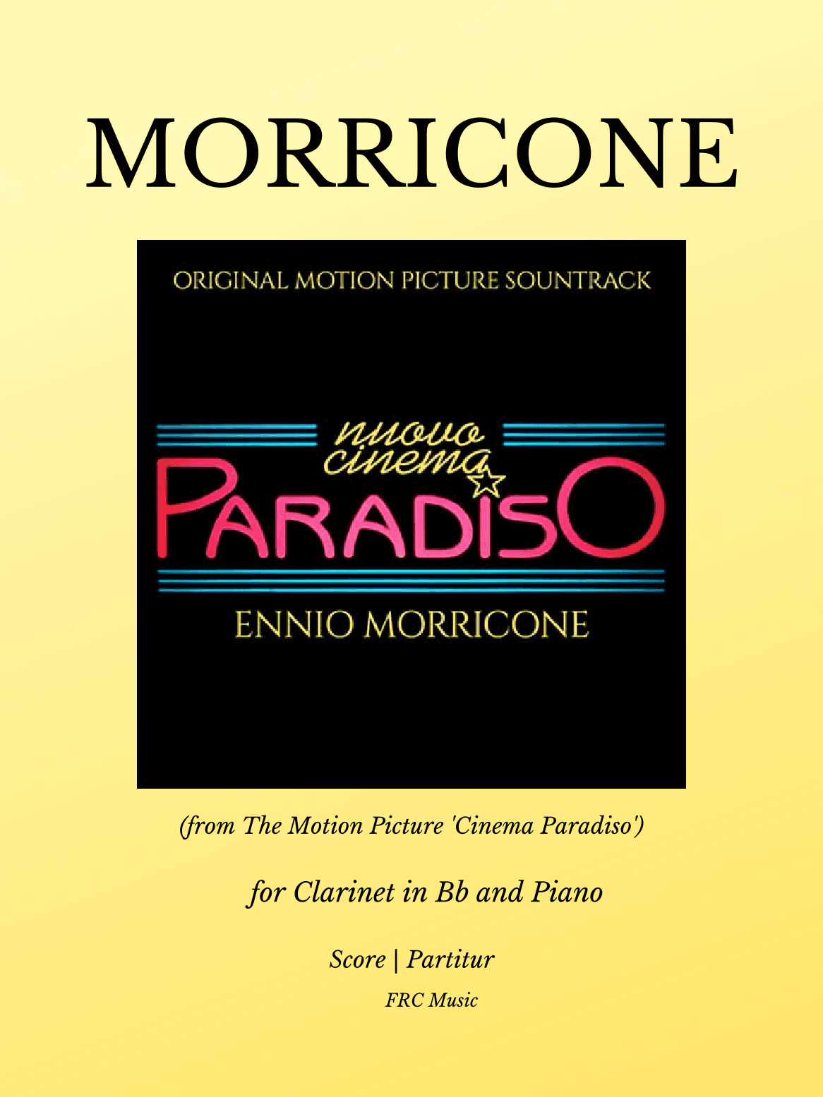 Nuovo Cinema Paradiso (arr. Flavio Regis Cunha)