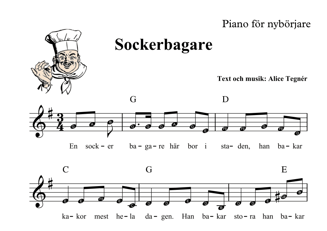 En Sockerbagare (arr. Hannah Sundkvist)